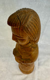 Junior TE - PI 18" Carved Wood Statuette