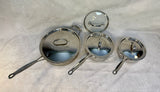 Cuisinart Cookware Set - 4 qt. Pan, 2 qt. Pot, 1.5 qt. Pot w/Lids