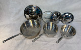 Cuisinart Cookware Set - 4 qt. Pan, 2 qt. Pot, 1.5 qt. Pot w/Lids