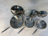 Cuisinart Cookware Set - 4 qt. Pan, 2 qt. Pot, 1.5 qt. Pot w/Lids