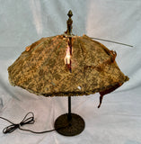 Rose & Bros. Co. Antique Parasol Umbrella Lamp