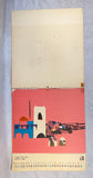 Dan Reisinger 1964 El Al Airlines Calendar Land of Israel Through the Ages (missing September)