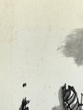 Guilin Mountain Landscapes, Guangxi China Calligraphy Drawings - Lot of 6