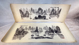 Guilin Mountain Landscapes, Guangxi China Calligraphy Drawings - Lot of 10