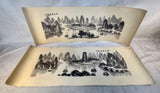 Guilin Mountain Landscapes, Guangxi China Calligraphy Drawings - Lot of 10