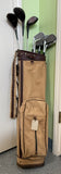 Vintage Walter Hagen American Lady 11 Golf Club Set with Cloth Bag