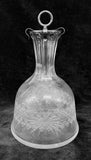 Fostoria Cloverleaf Decanter Carafe Bottle with Metal Lid
