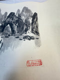 Guilin Mountain, Guangxi China Landscapes, Calligraphy Drawings - Lot of 10