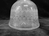 Fostoria Cloverleaf Decanter Carafe Bottle with Metal Lid