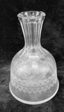 Fostoria Cloverleaf Decanter Carafe Bottle with Metal Lid