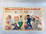 1975 Health Tex Hard Answers to Hard Questions Children's Educational Ads - Lot of 41