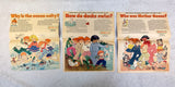 1975 Health Tex Hard Answers to Hard Questions Children's Educational Ads - Lot of 41