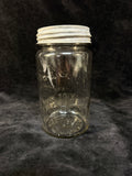 Pair of Vintage Glass Mason Jars