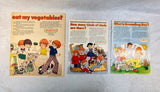 1975 Health Tex Hard Answers to Hard Questions Children's Educational Ads - Lot of 41