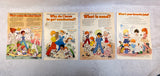 1975 Health Tex Hard Answers to Hard Questions Children's Educational Ads - Lot of 41