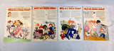 1975 Health Tex Hard Answers to Hard Questions Children's Educational Ads - Lot of 41