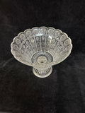 Large Cut Glass Footed Bowl