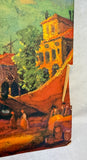 Vintage 1928 Venetian Elopement by La Tesa Borin Mfg. Lithograph