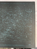 1973.50 Celestial Map Plotted and Drawn by David Teske