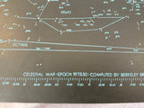 1973.50 Celestial Map Plotted and Drawn by David Teske