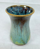 Drip Glaze Pottery Mug with Thumb Rest