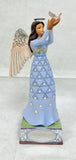 Jim Shore Heartwood Creek Bereavement Angel with Dove Figurine