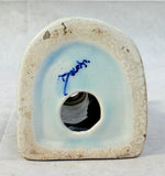 Vintage Delft Blue Hand Painted Couple By Tree Small Lamp Base