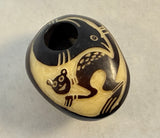 Hand-Carved Tagua Nut Mini Smoking Pipes - Set of 4