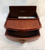 Frontgate Burlwood Storage Charging Station #36391 - Brand New!