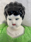 20" Porcelain Doll with New Body Clothes