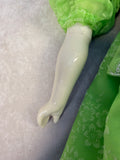 20" Porcelain Doll with New Body Clothes
