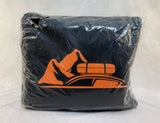 Car Rooftop Waterproof Cargo Carrier Bag 15 Cubic Ft (Works with or without Roof Rack) - Orange Straps, Brand New!