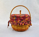 1996 Longaberger Small Pumpkin Basket with Liner