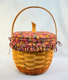 1996 Longaberger Large Pumpkin Basket with Liner