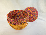 1996 Longaberger Large Pumpkin Basket with Liner