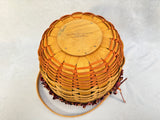 1996 Longaberger Large Pumpkin Basket with Liner