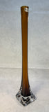 Gral Germany MCM Brown Cased Glass Vase
