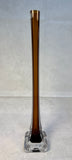 Gral Germany MCM Brown Cased Glass Vase