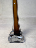 Gral Germany MCM Brown Cased Glass Vase