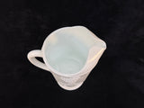 Harvest Grape Indiana Glass Co. Milk Glass Pitcher & 7 Cups - 8 Pieces