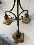 Quoizel Todd Phillips Art Glass 3-Light Chandelier