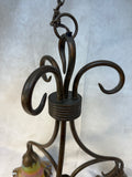 Quoizel Todd Phillips Art Glass 3-Light Chandelier