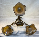 Quoizel Todd Phillips Art Glass 3-Light Chandelier