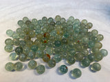 115 Marbles in Vintage Blue Ball Perfect Mason Jar with Lid