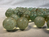 115 Marbles in Vintage Blue Ball Perfect Mason Jar with Lid