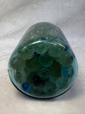 115 Marbles in Vintage Blue Ball Perfect Mason Jar with Lid