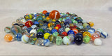 Vintage Marbles Collection - 180 Marbles, 6 Boulders, 1 Super Jumbo