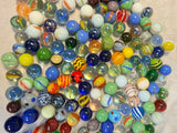 Vintage Marbles Collection - 180 Marbles, 6 Boulders, 1 Super Jumbo