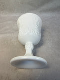 Harvest Grape Indiana Glass Co. Milk Glass Stemmed Goblets - Lot of 5
