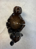 Lomonosav Porcelain Two Brown Bear Cubs Figurine